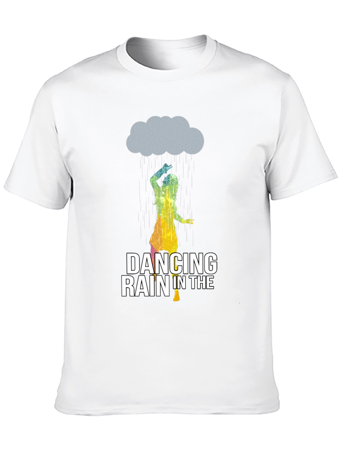 Dancing in the Rain Graphic Tee - Black