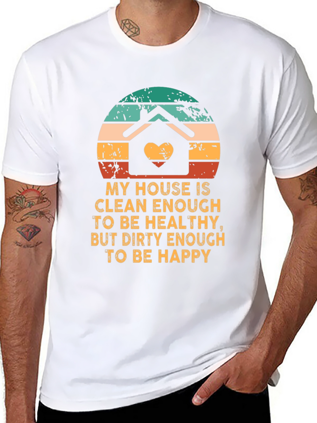 Clean Enough House T-Shirt Funny Novelty Tee