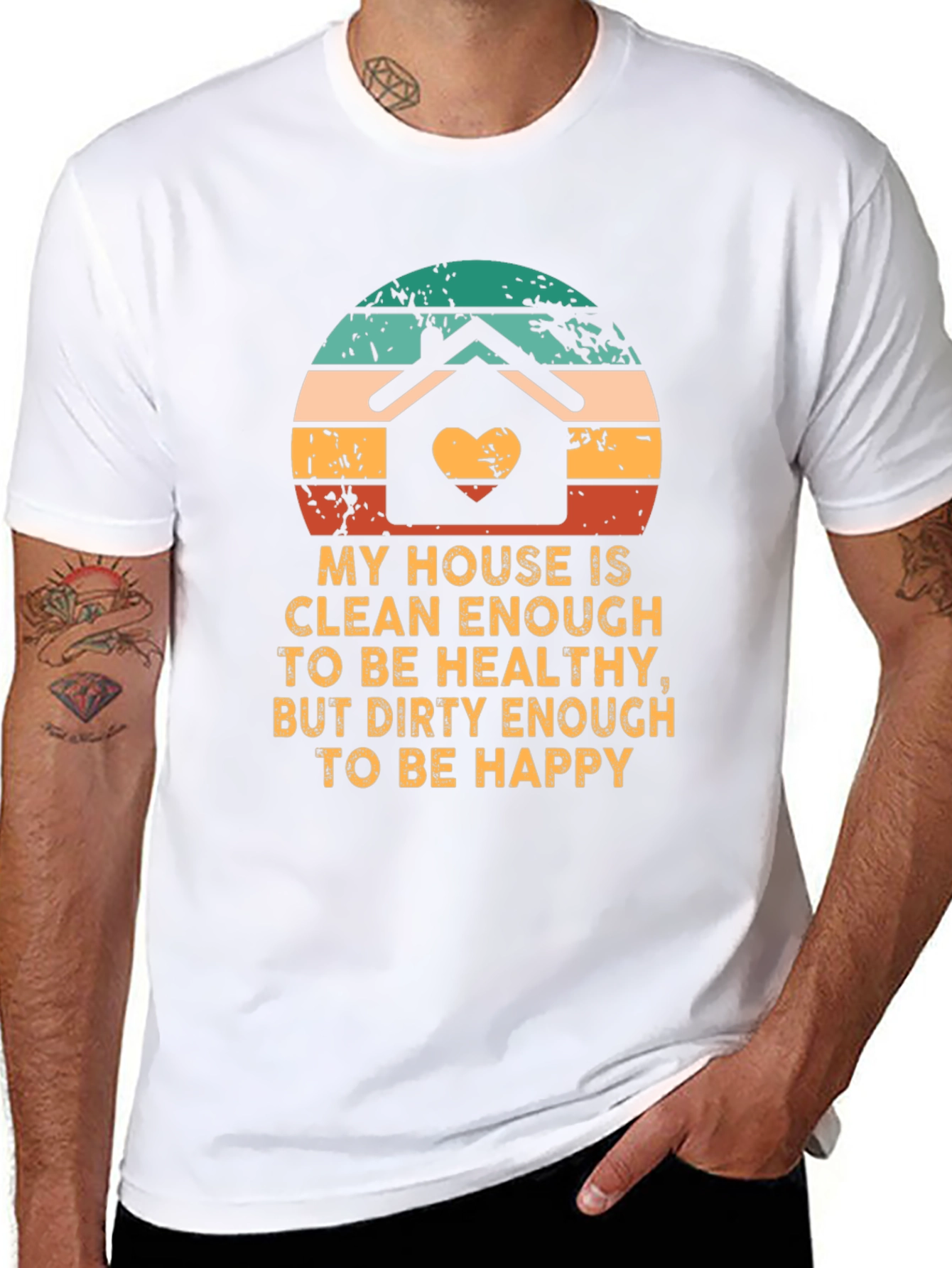 Clean Enough House T-Shirt Funny Novelty Tee