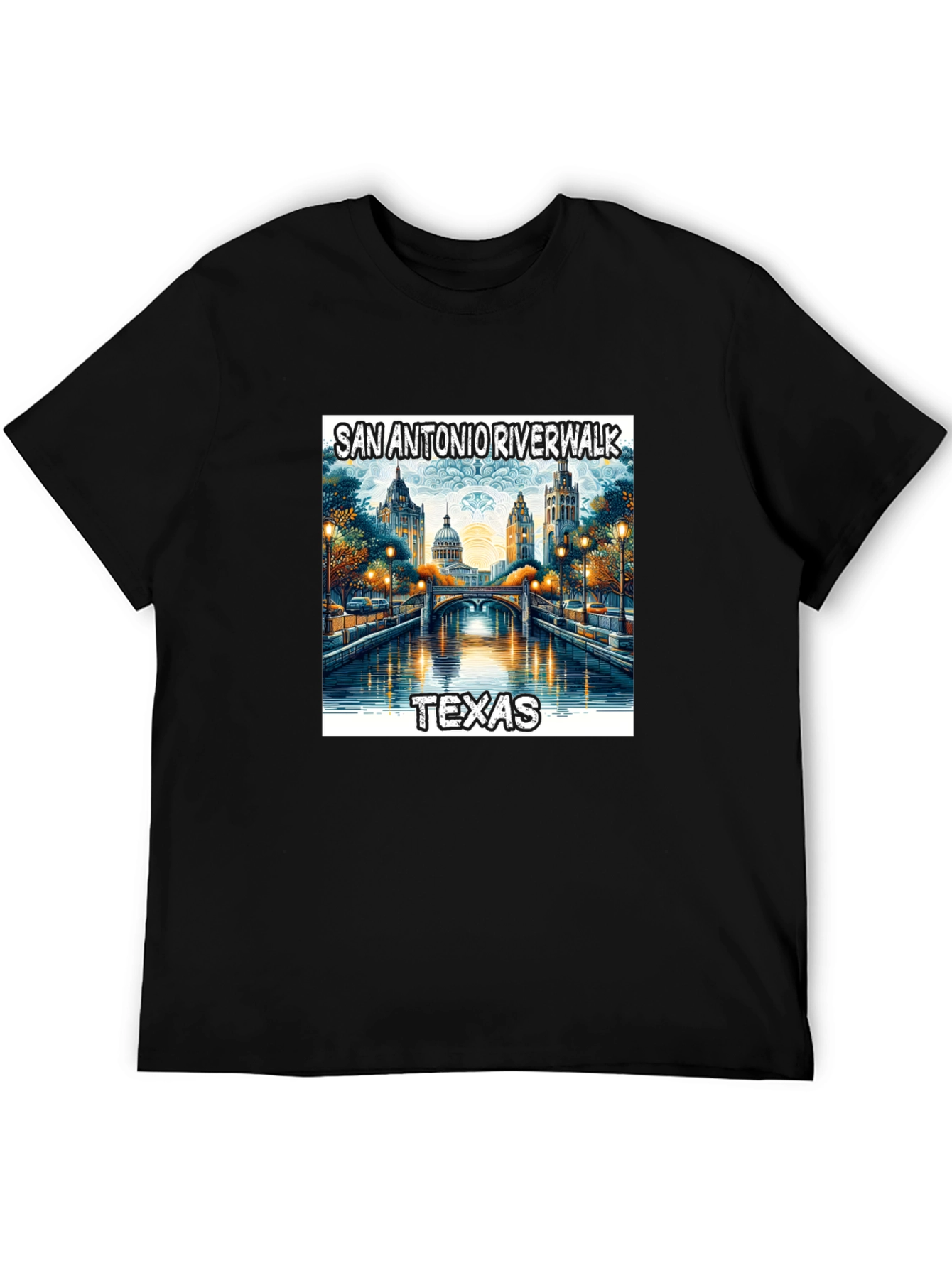 San Antonio Riverwalk Texas Graphic Tee