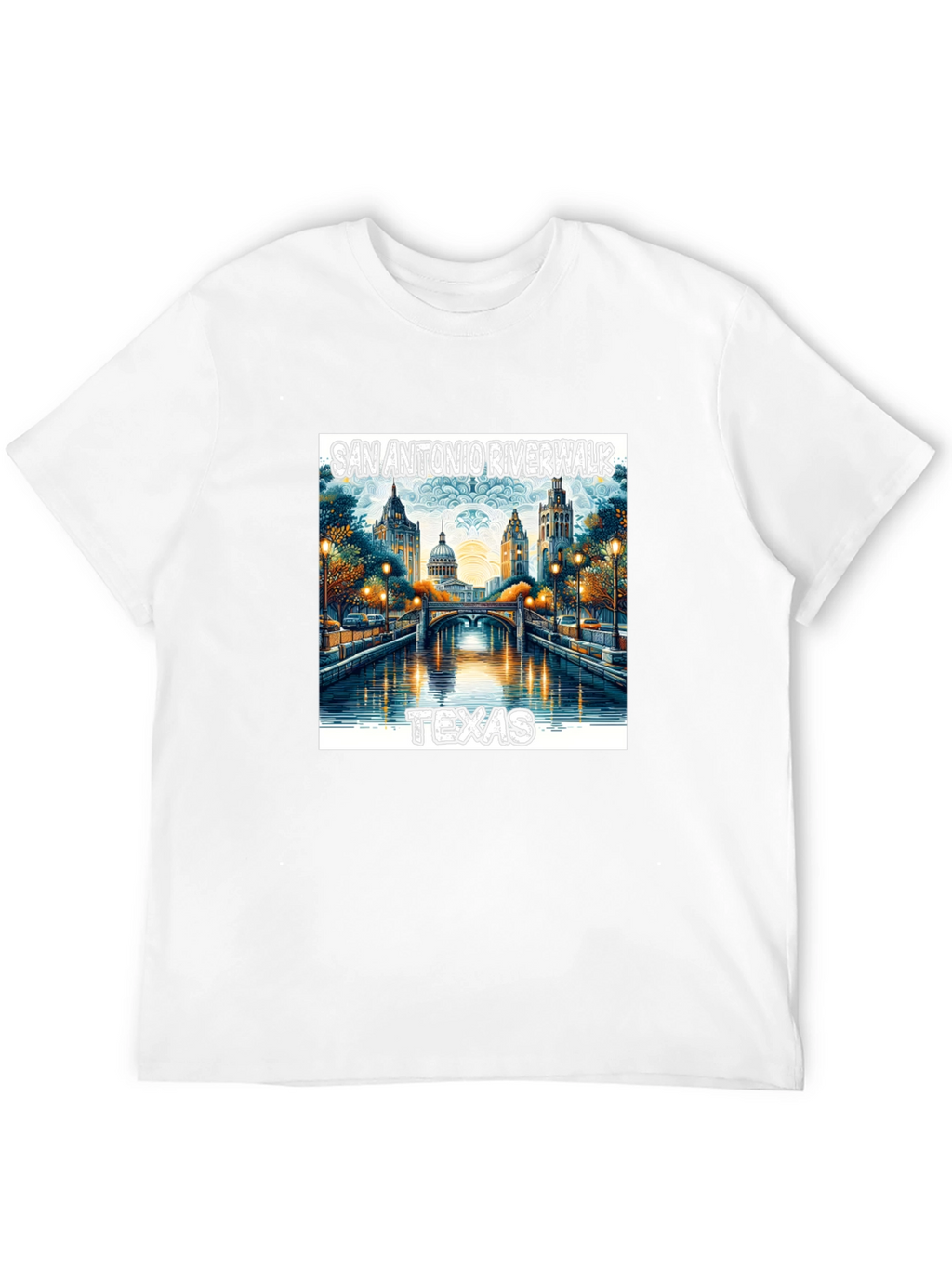 San Antonio Riverwalk Texas Graphic Tee