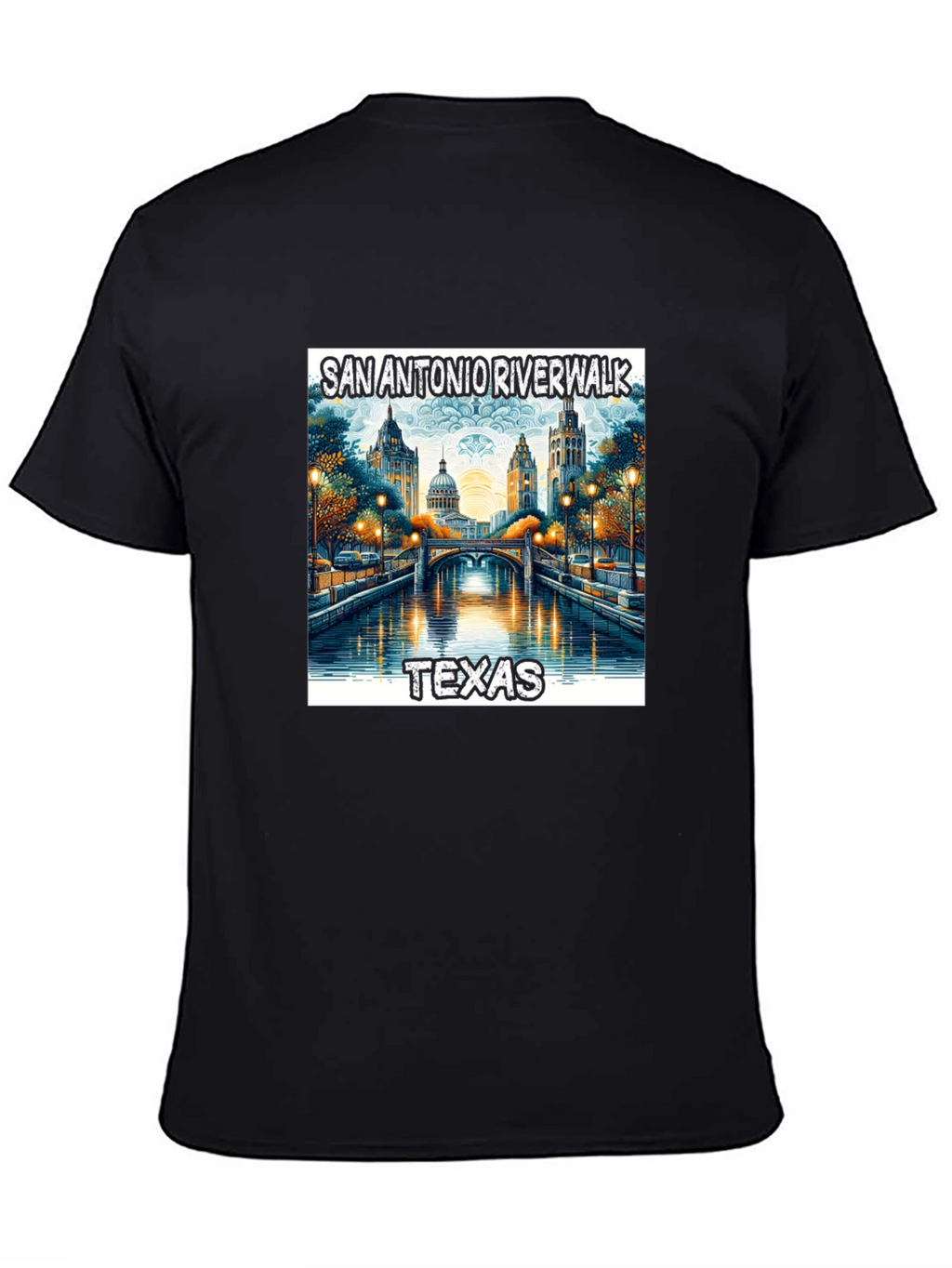 San Antonio Riverwalk Texas Graphic Tee
