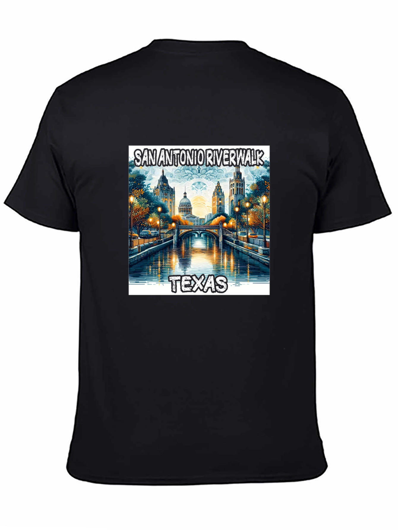 San Antonio Riverwalk Texas Graphic Tee