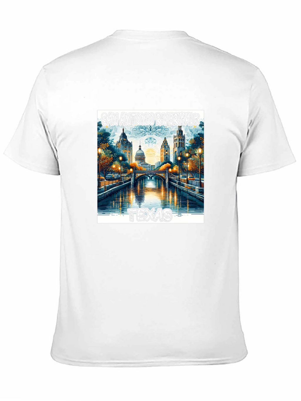 San Antonio Riverwalk Texas Graphic Tee