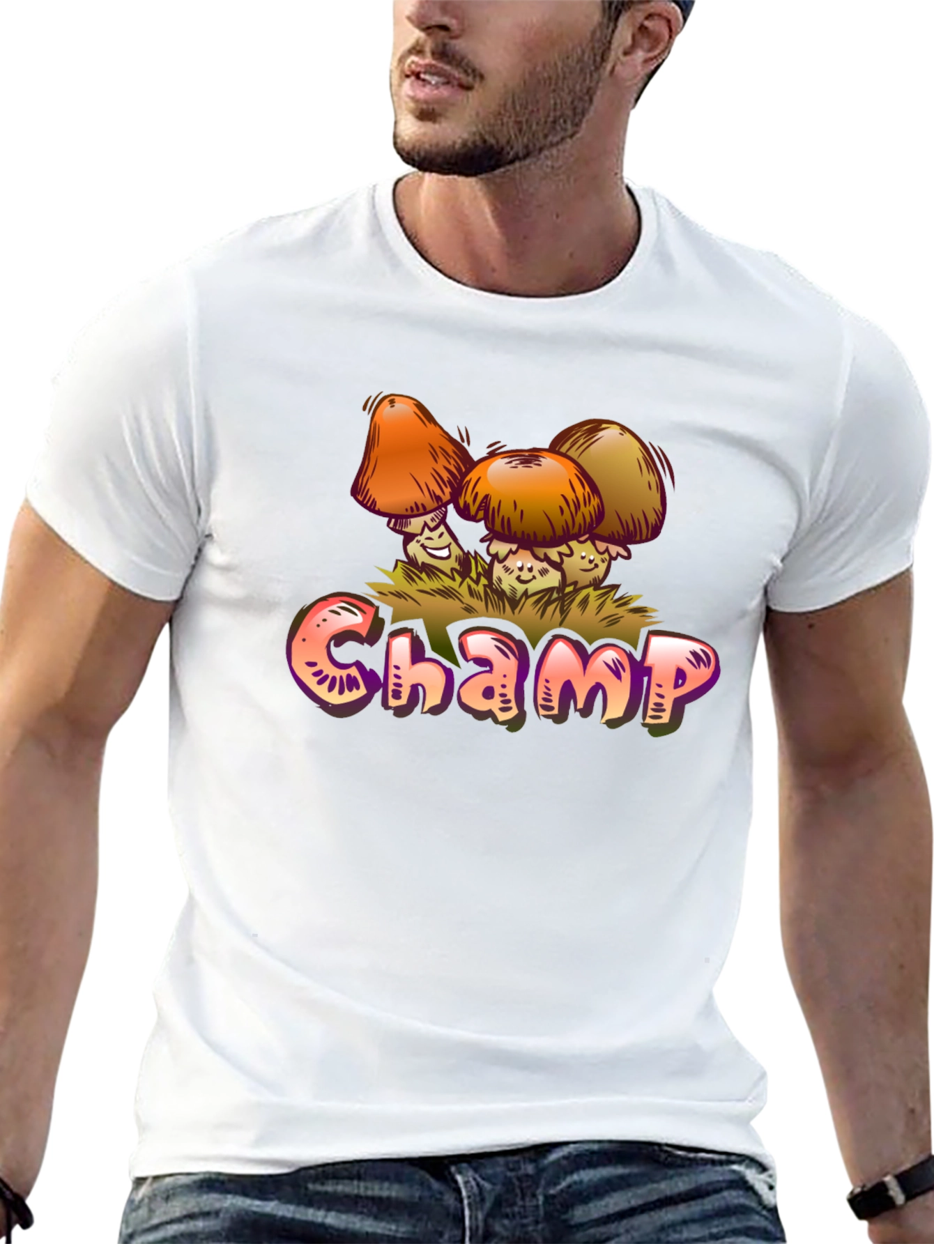 Mushroom Champ Graphic T-Shirt