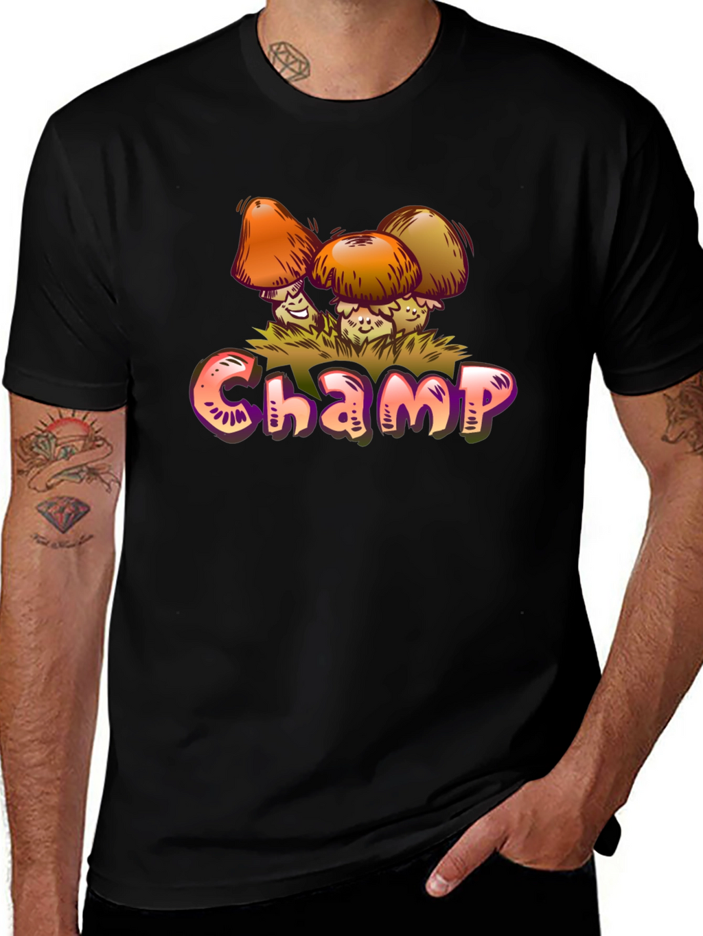 Mushroom Champ Graphic T-Shirt
