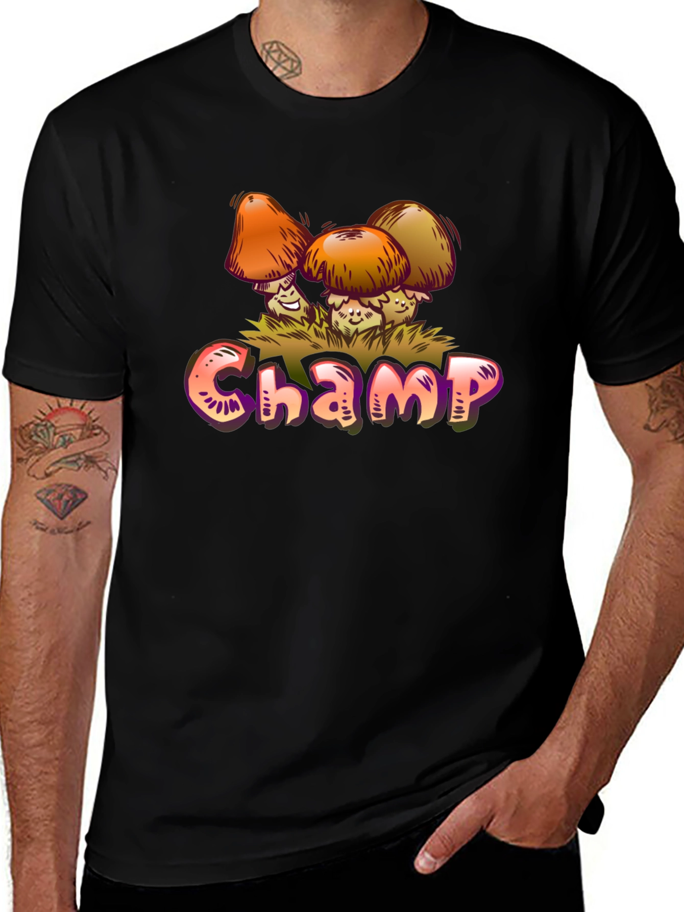 Mushroom Champ Graphic T-Shirt