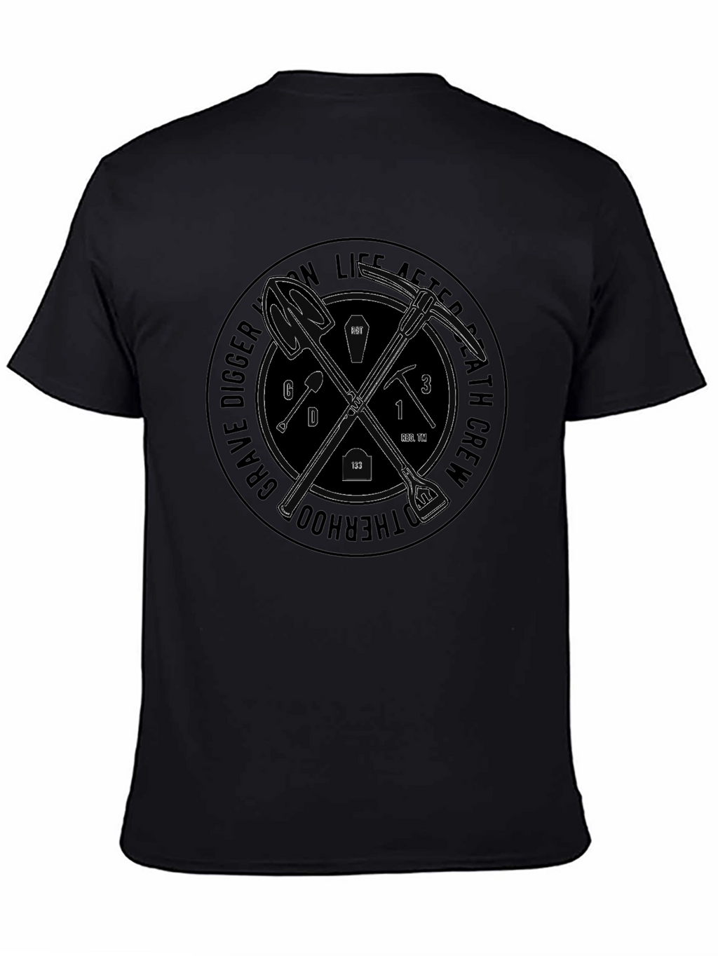 Grave Digger Brotherhood Black T-Shirt