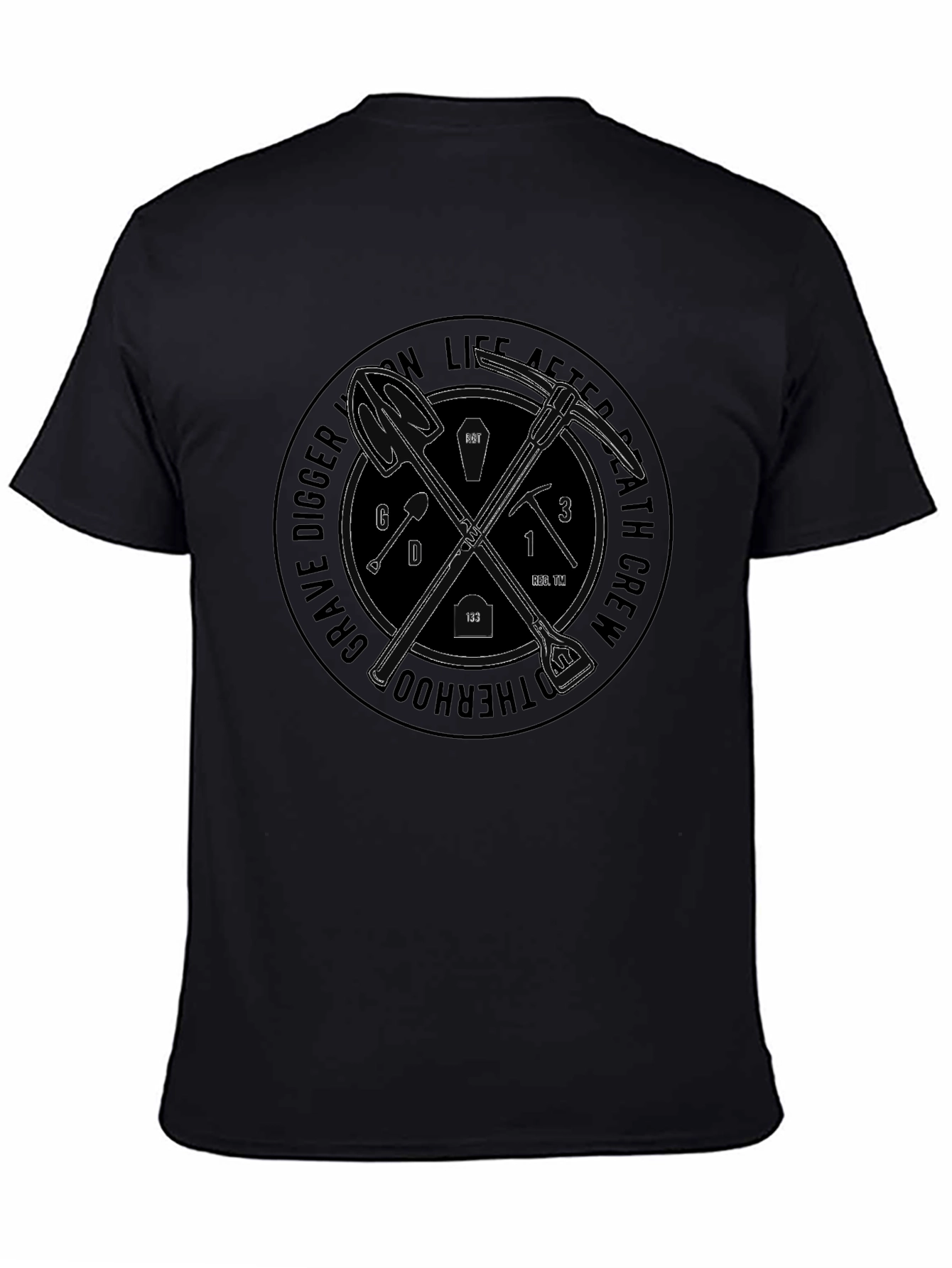 Grave Digger Brotherhood Black T-Shirt