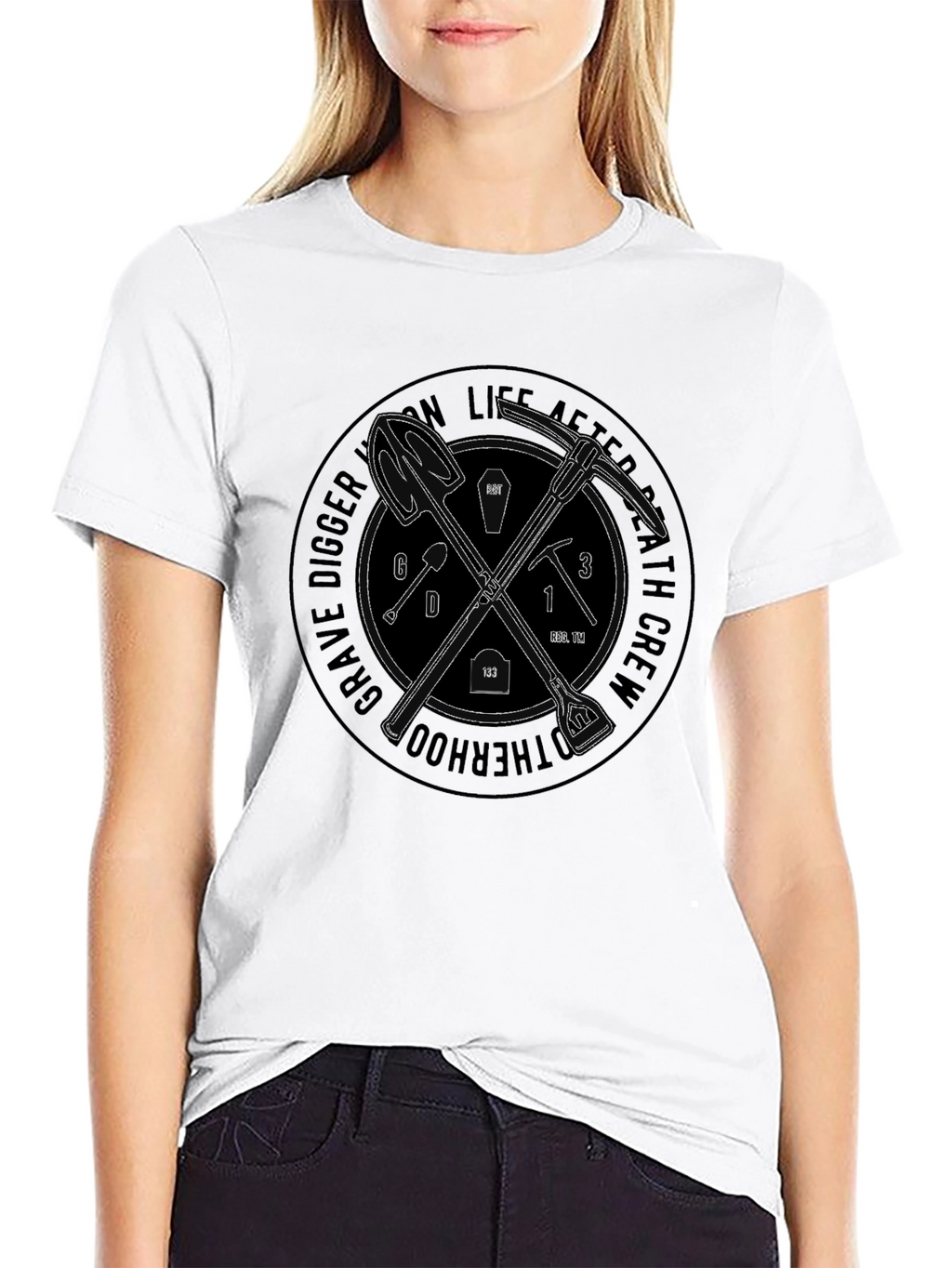 Grave Digger Brotherhood Black T-Shirt