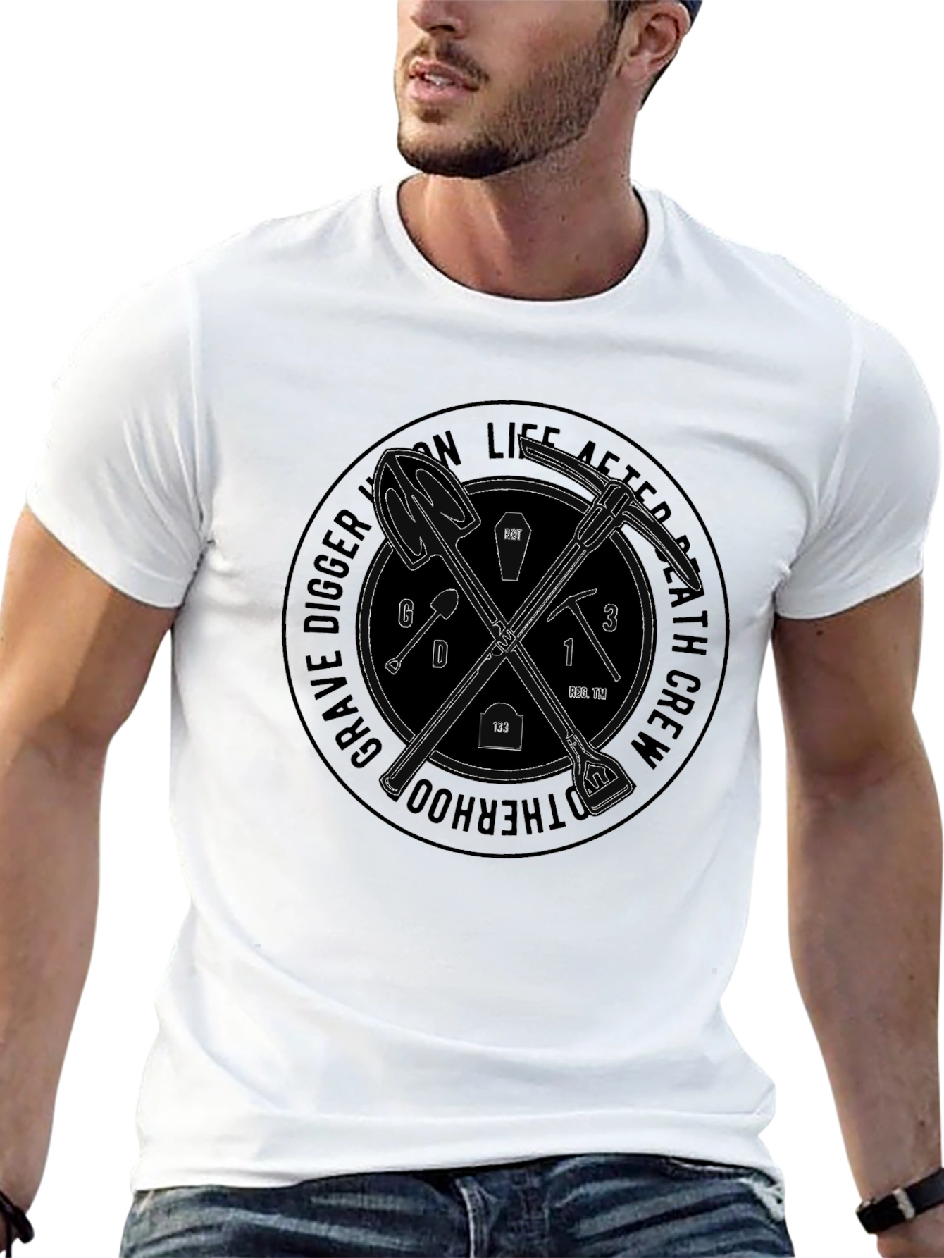 Grave Digger Brotherhood Black T-Shirt