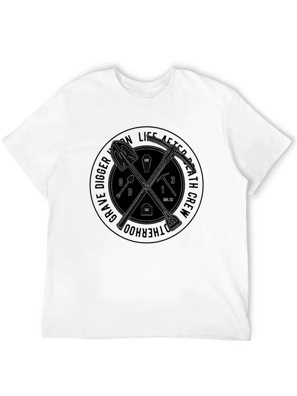 Grave Digger Brotherhood Black T-Shirt