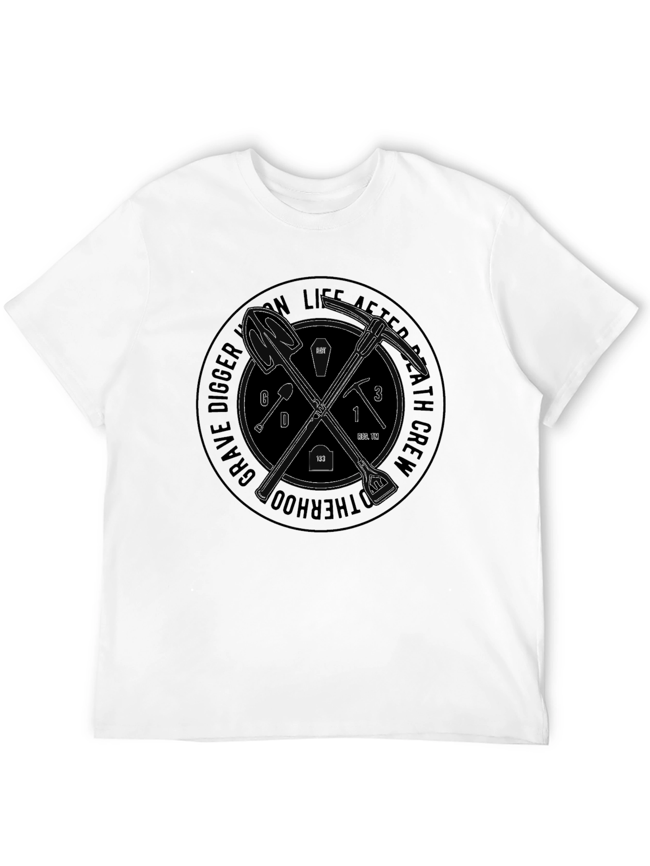Grave Digger Brotherhood Black T-Shirt