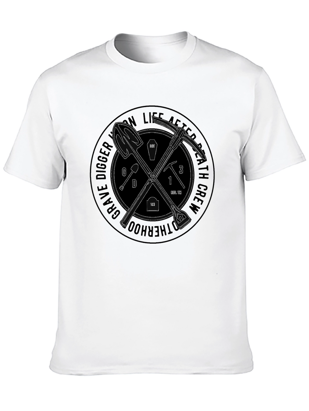 Grave Digger Brotherhood Black T-Shirt