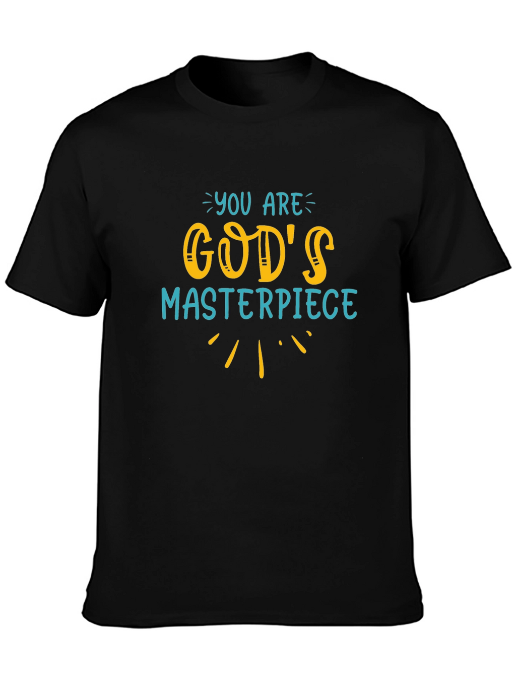 Gods Masterpiece Black T-Shirt