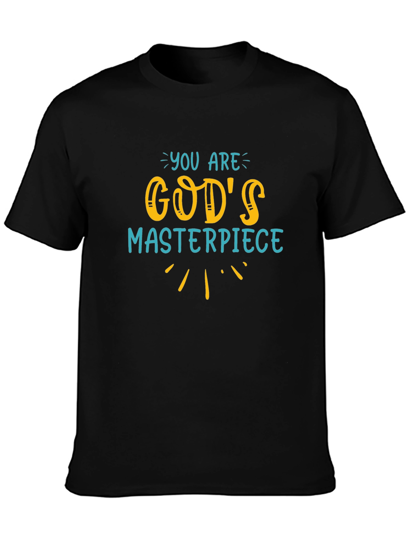 Gods Masterpiece Black T-Shirt