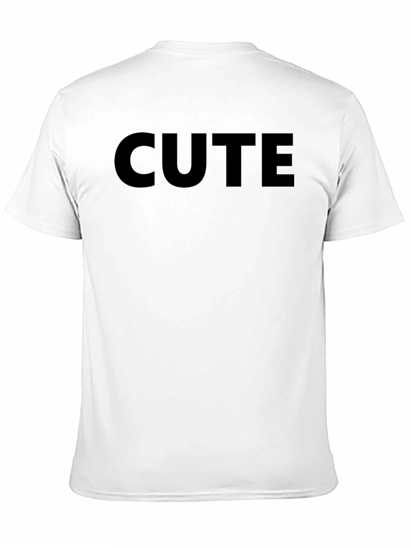 Cute Graphic Black T-Shirt Casual Wear
