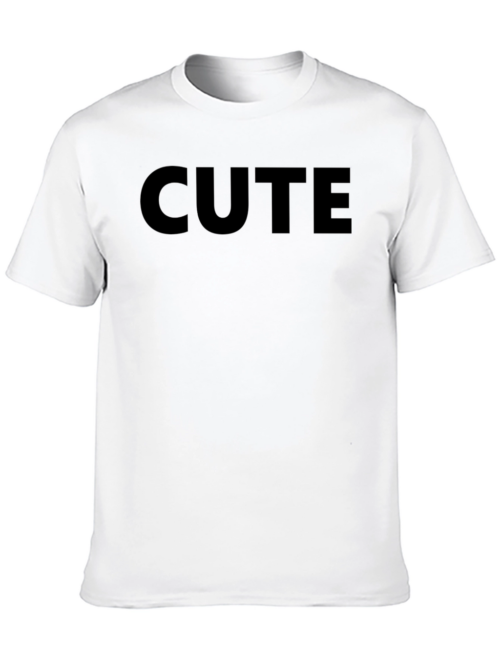Cute Graphic Black T-Shirt Casual Wear