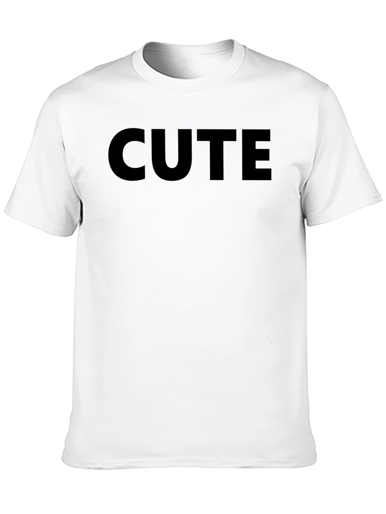 Cute Graphic Black T-Shirt Casual Wear
