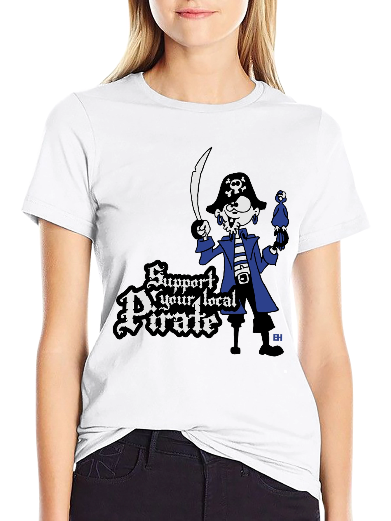 Support Your Local Pirate T-Shirt