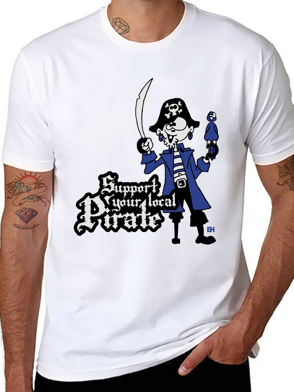 Support Your Local Pirate T-Shirt