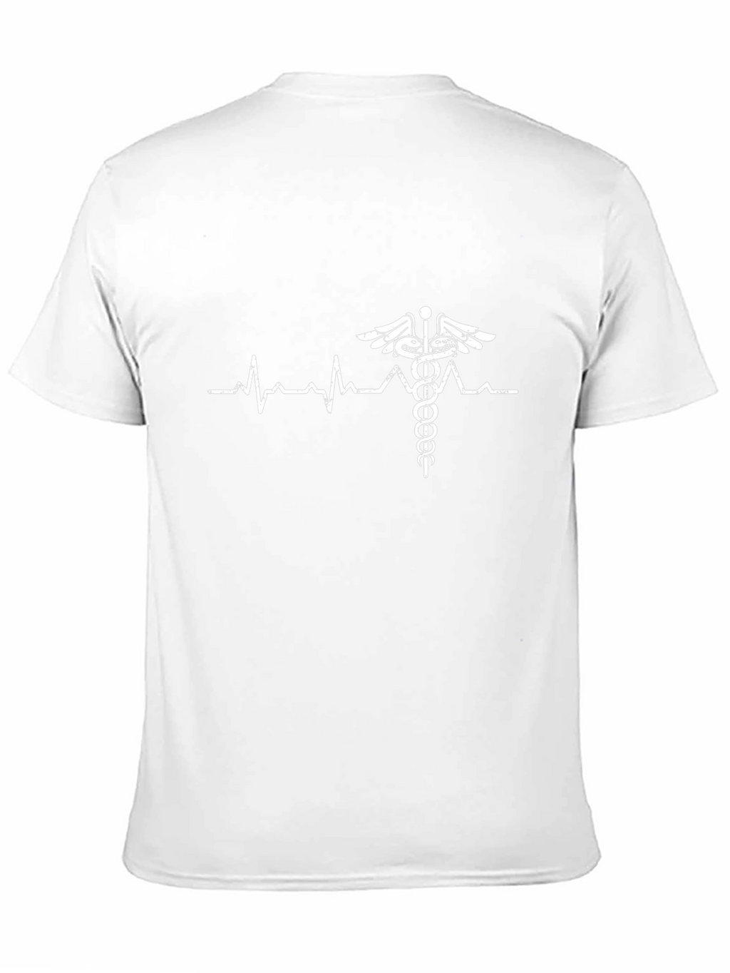 Heartbeat Caduceus T-Shirt - Medical Professional Tee