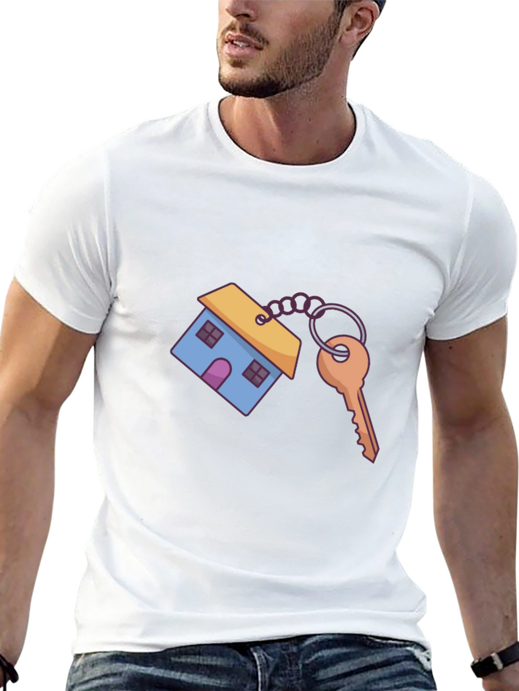 House Key Graphic Tee - New Home Owner Gift