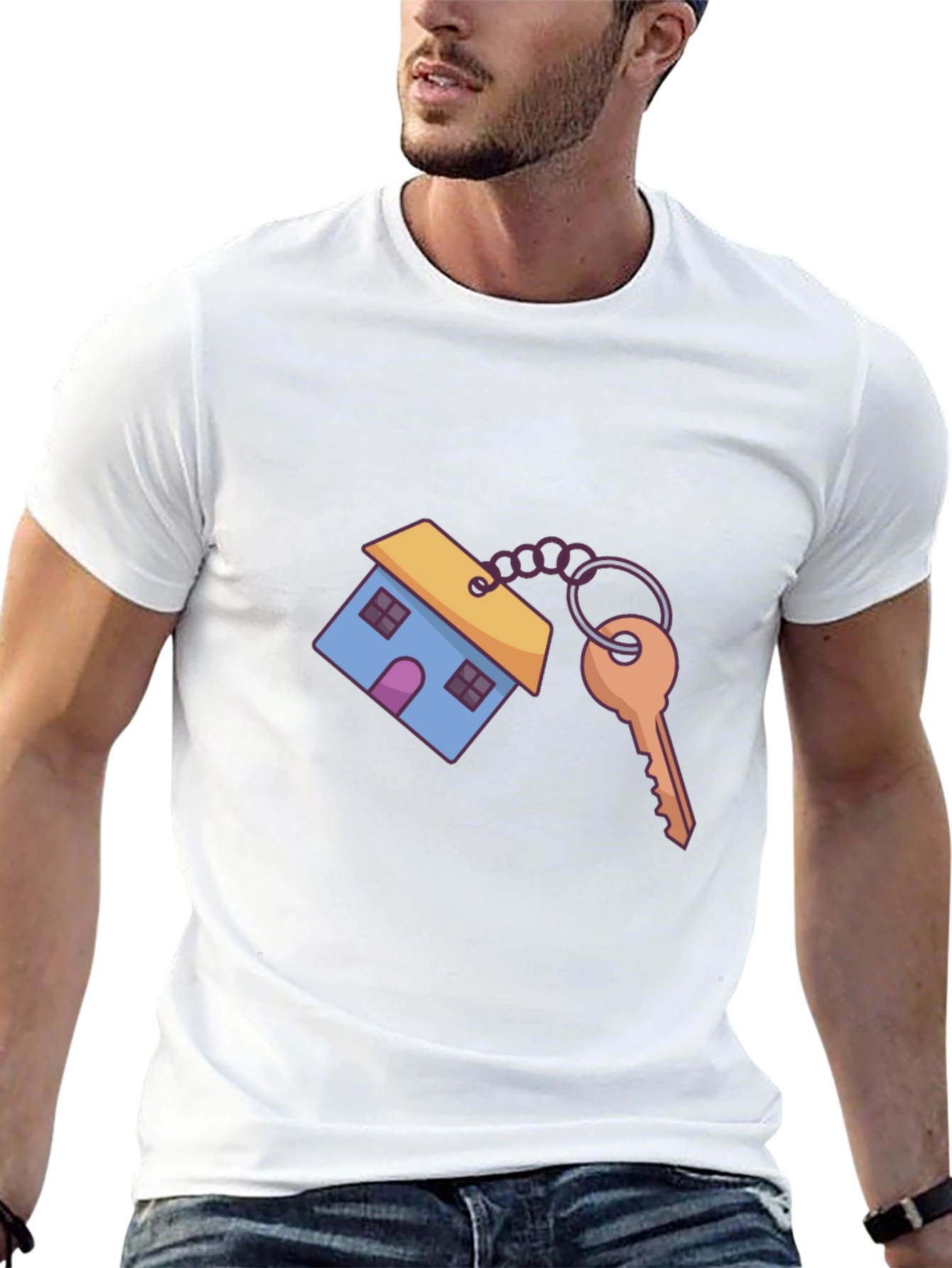 House Key Graphic Tee - New Home Owner Gift