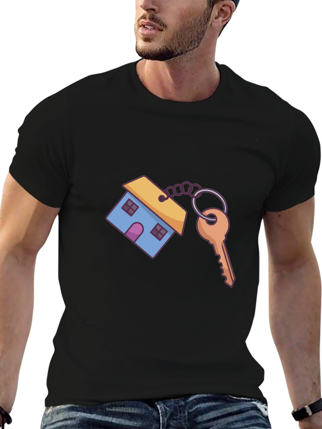 House Key Graphic Tee - New Home Owner Gift