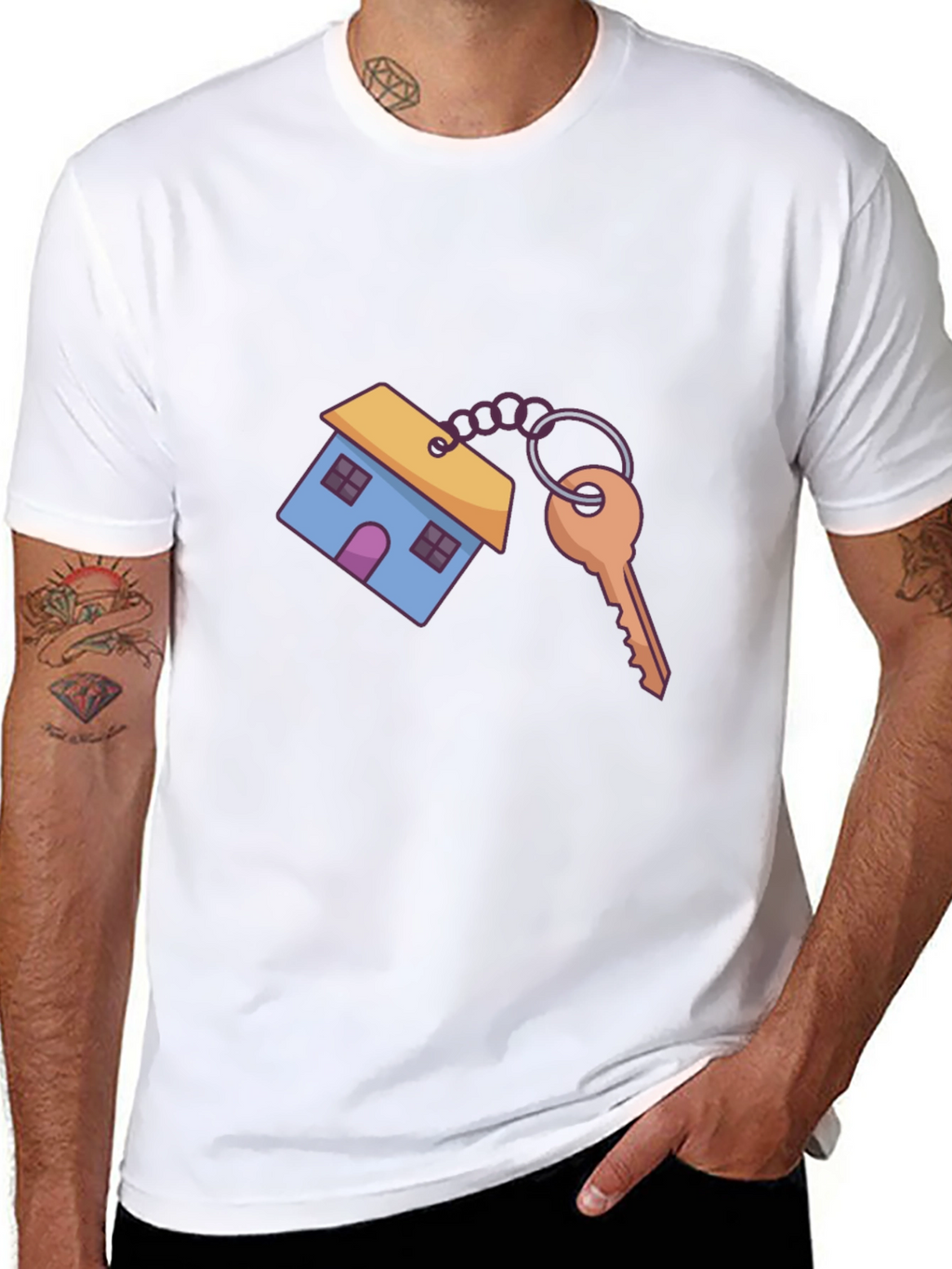 House Key Graphic Tee - New Home Owner Gift