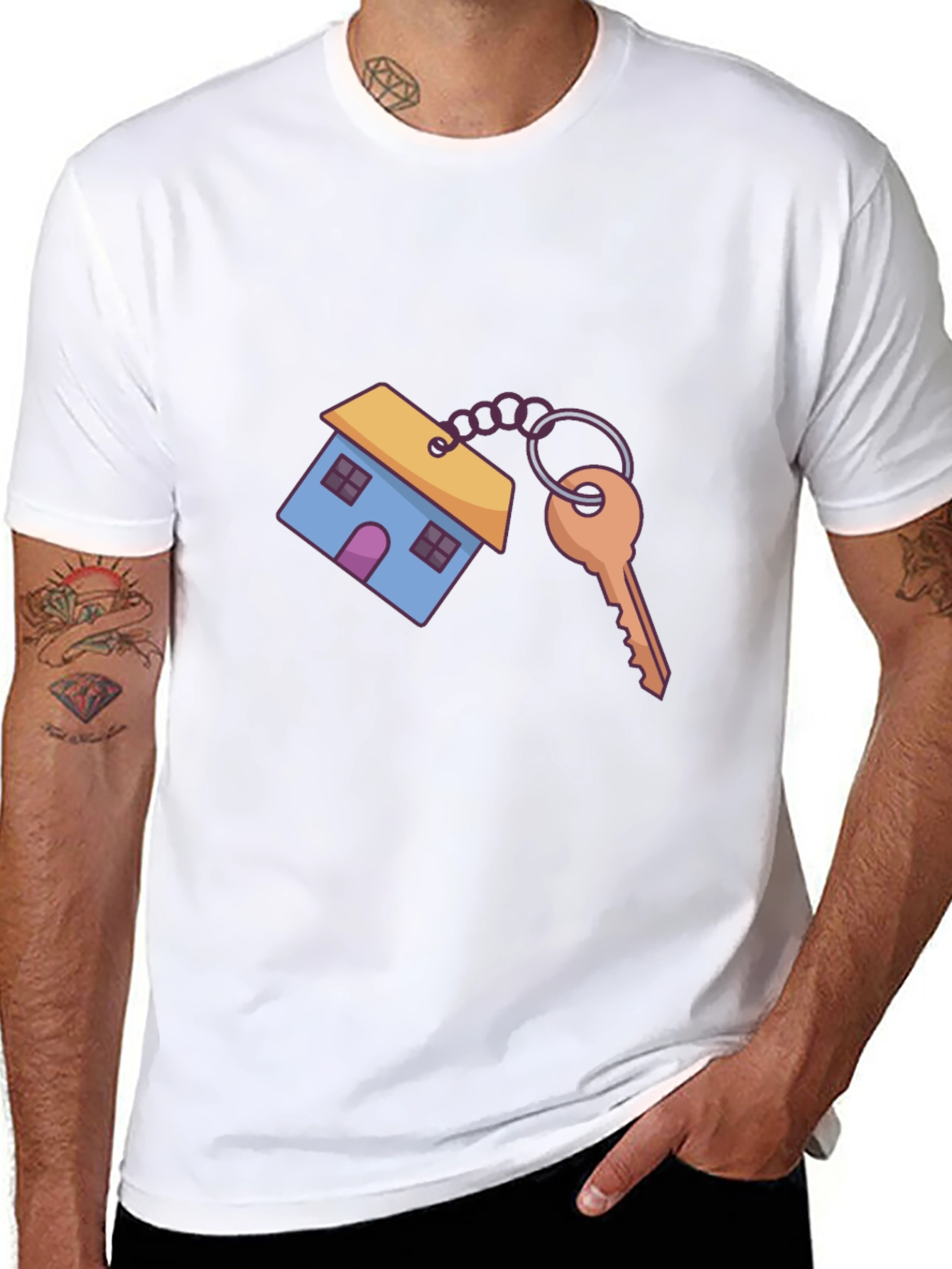 House Key Graphic Tee - New Home Owner Gift