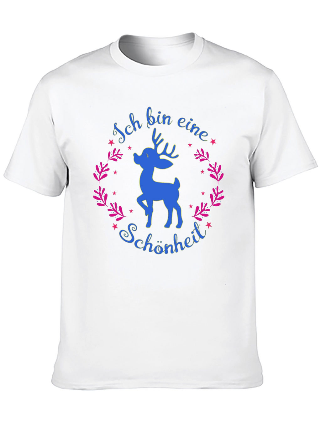Ich bin eine Schönheit Deer Graphic Tee