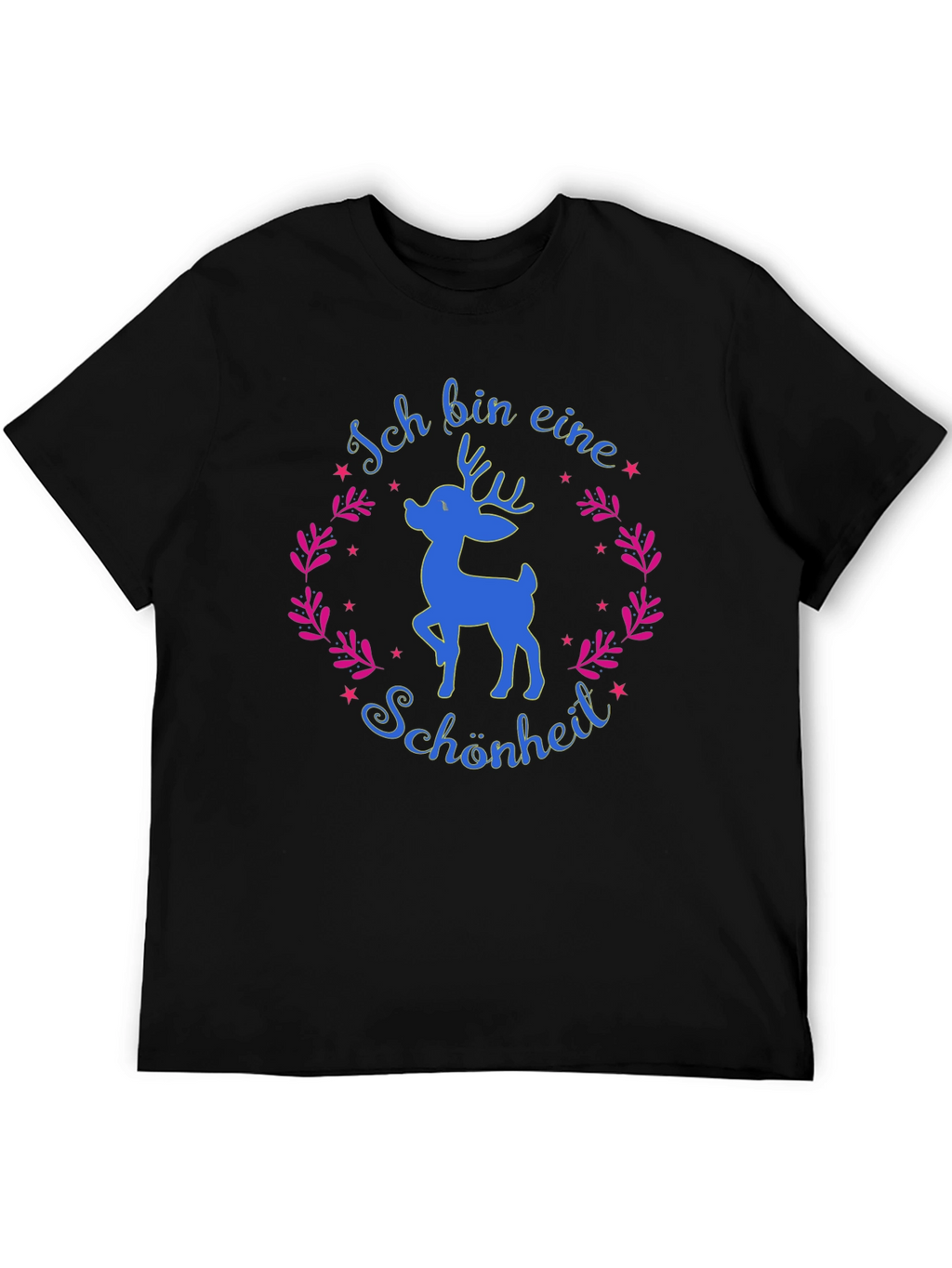 Ich bin eine Schönheit Deer Graphic Tee
