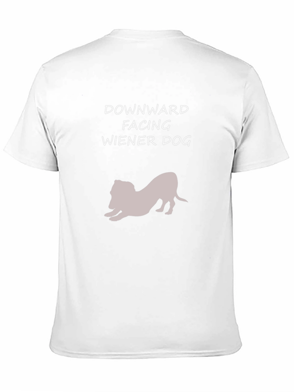 Downward Facing Wiener Dog Graphic Tee