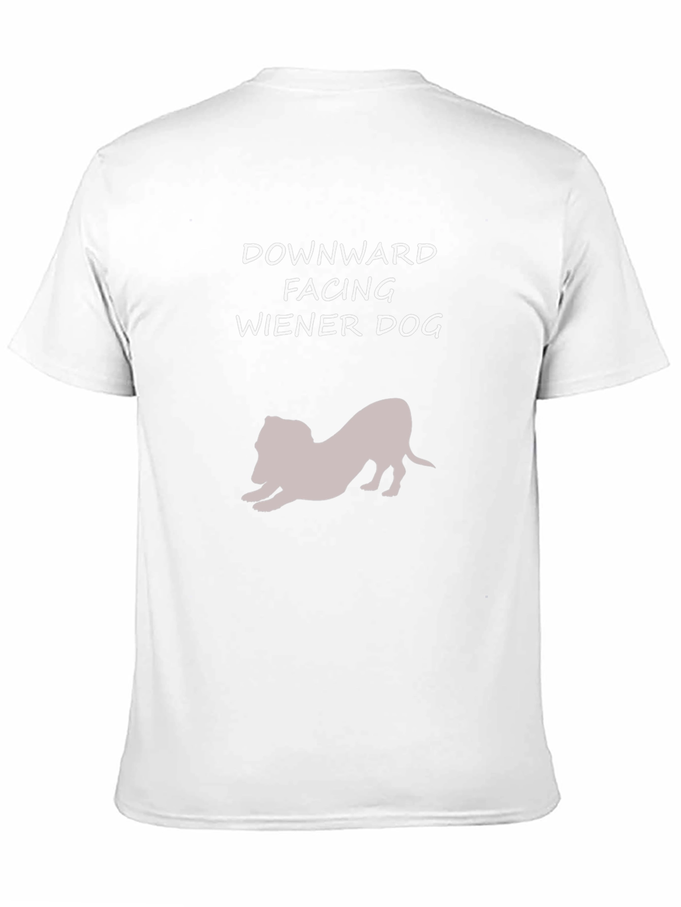 Downward Facing Wiener Dog Graphic Tee