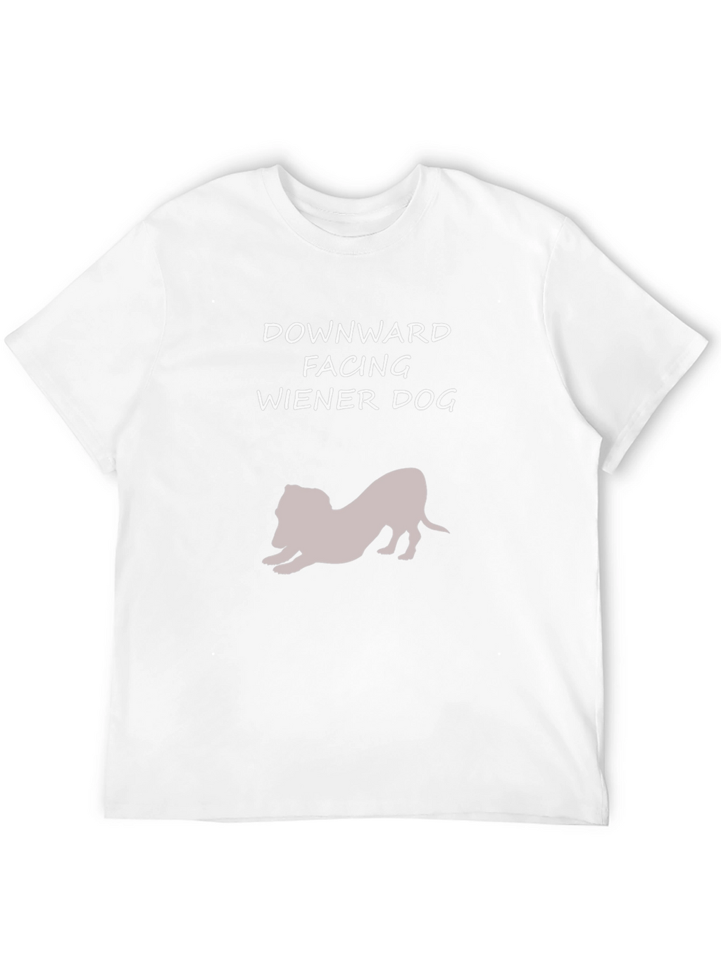 Downward Facing Wiener Dog Graphic Tee