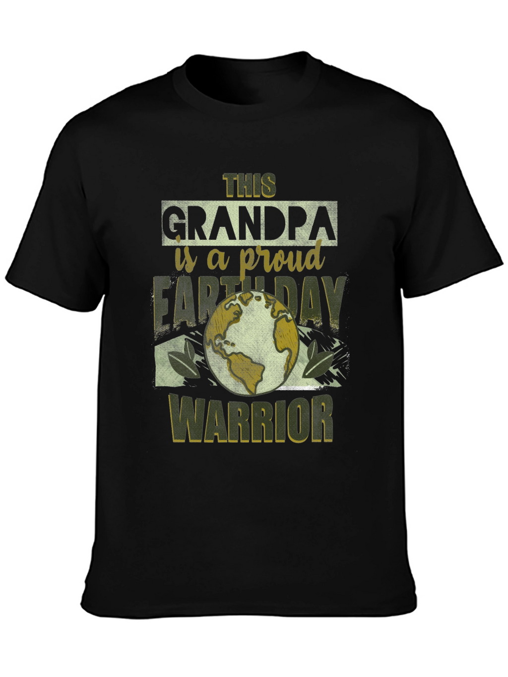 Grandpa Earth Day Warrior Graphic Tee