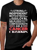 Cancer Legend T-Shirt - Strong & Compassionate Zodiac Tee