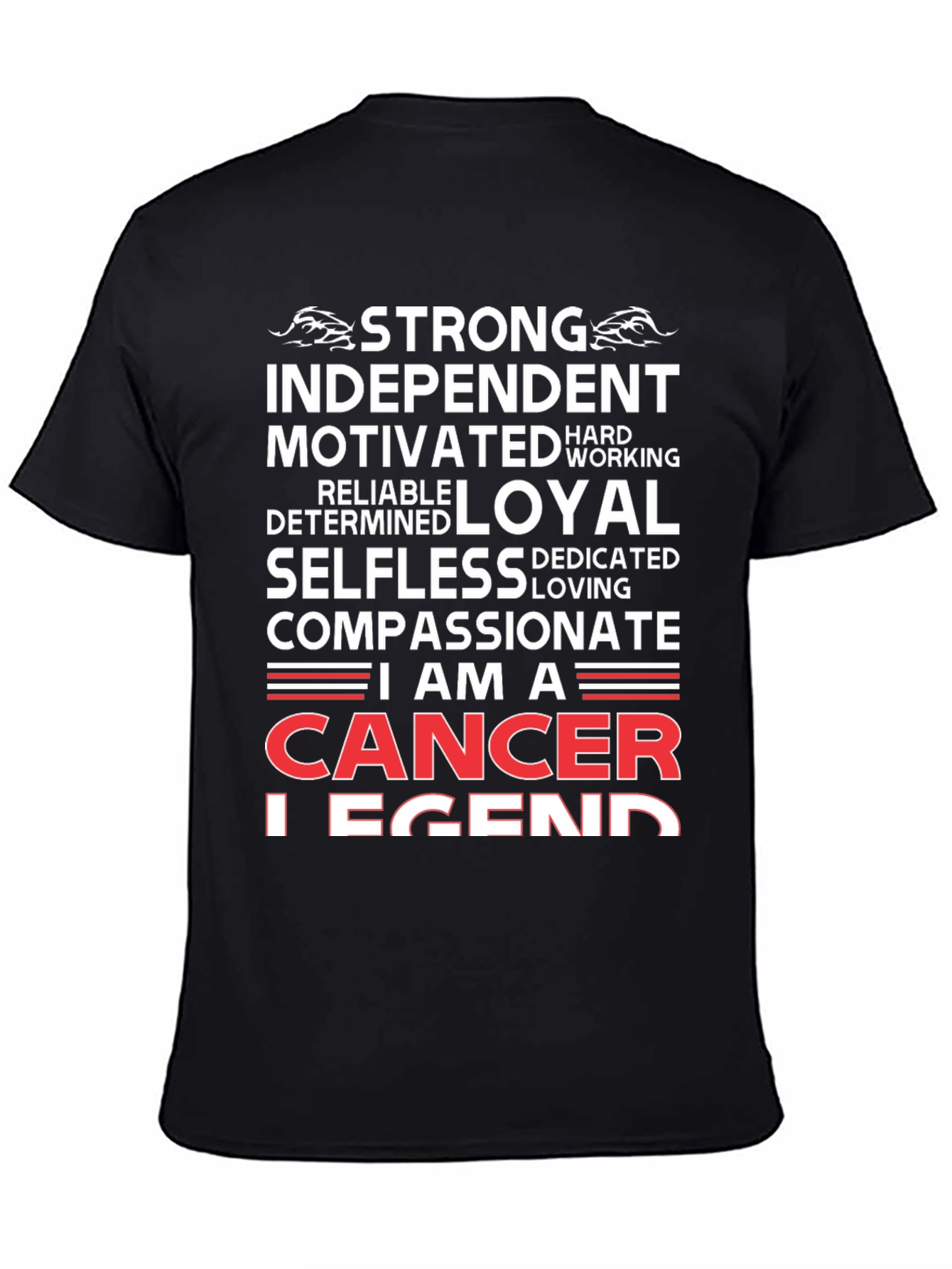 Cancer Legend T-Shirt - Strong & Compassionate Zodiac Tee