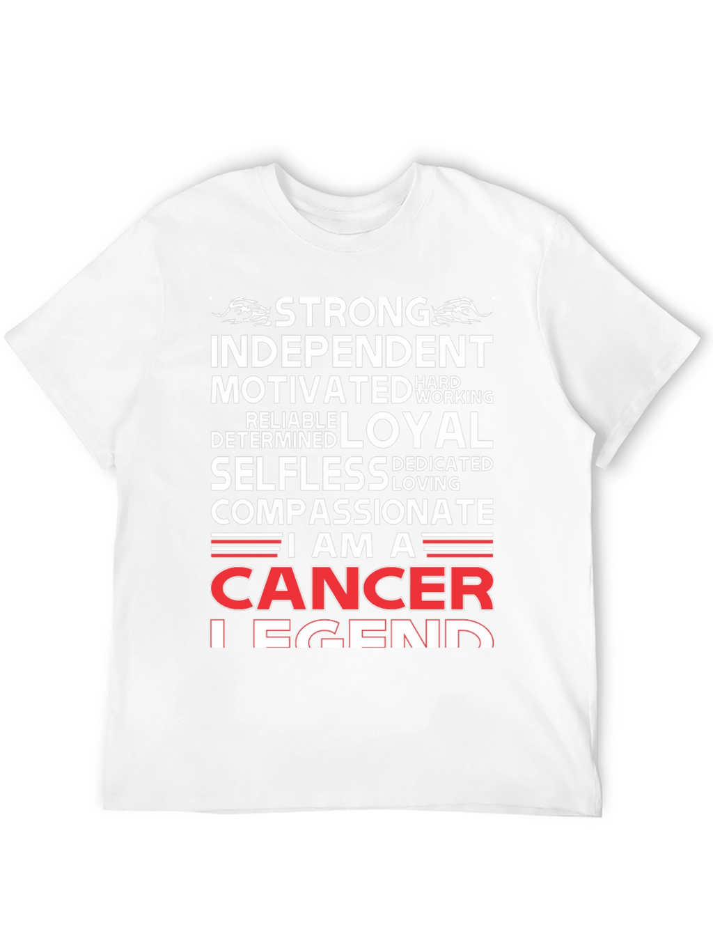 Cancer Legend T-Shirt - Strong & Compassionate Zodiac Tee