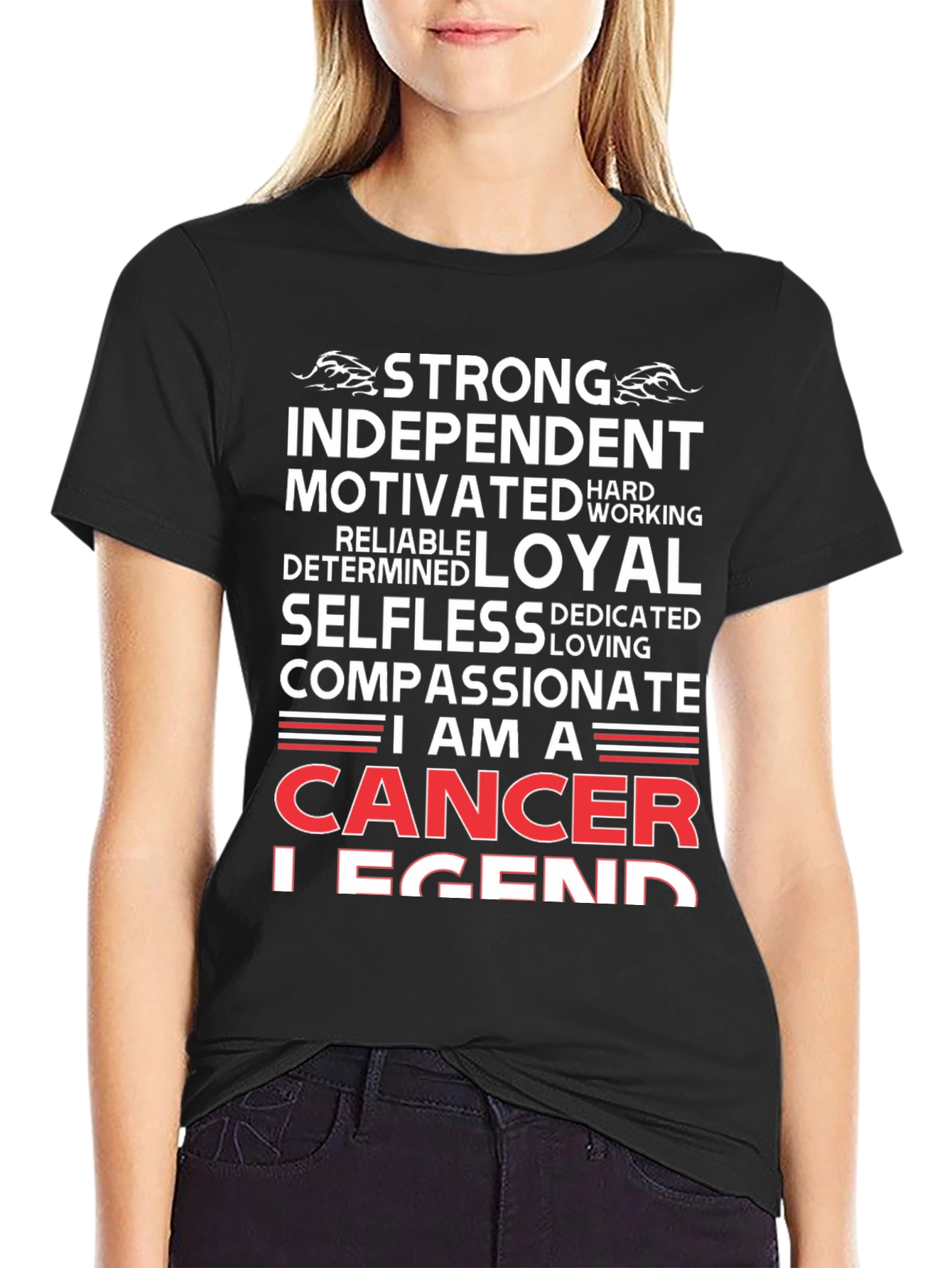 Cancer Legend T-Shirt - Strong & Compassionate Zodiac Tee