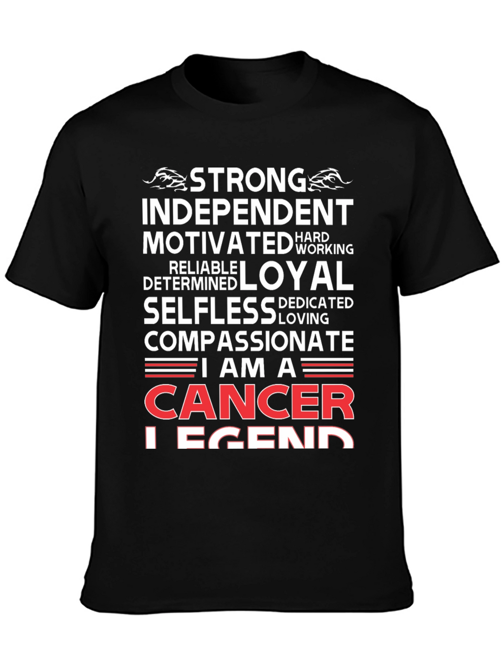 Cancer Legend T-Shirt - Strong & Compassionate Zodiac Tee