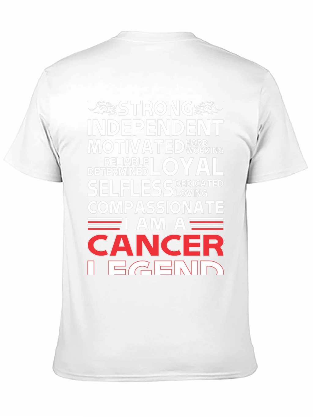 Cancer Legend T-Shirt - Strong & Compassionate Zodiac Tee