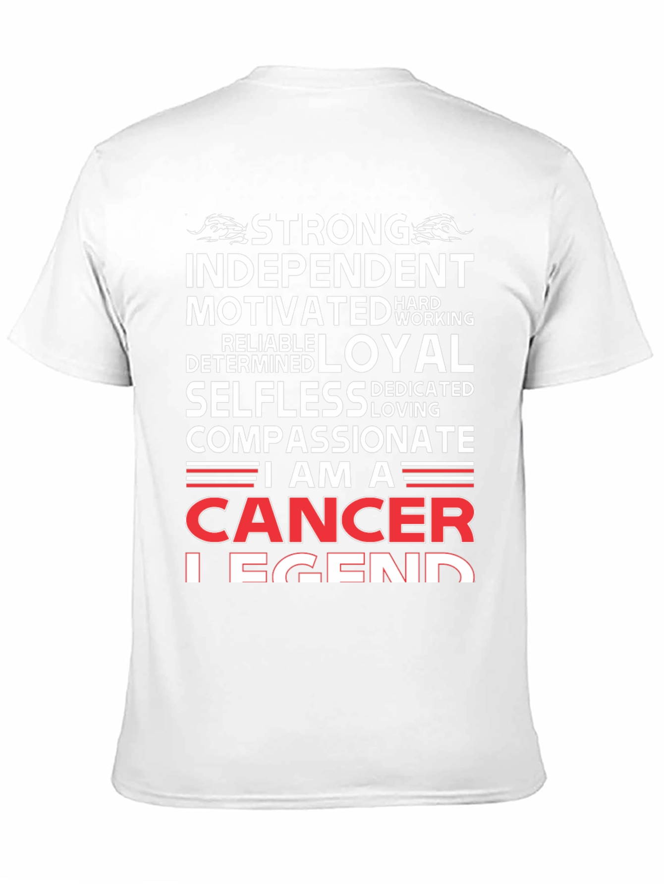 Cancer Legend T-Shirt - Strong & Compassionate Zodiac Tee