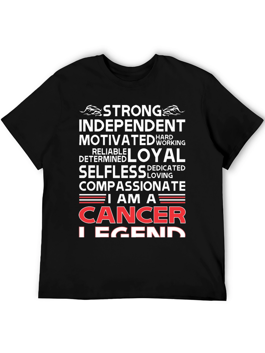 Cancer Legend T-Shirt - Strong & Compassionate Zodiac Tee