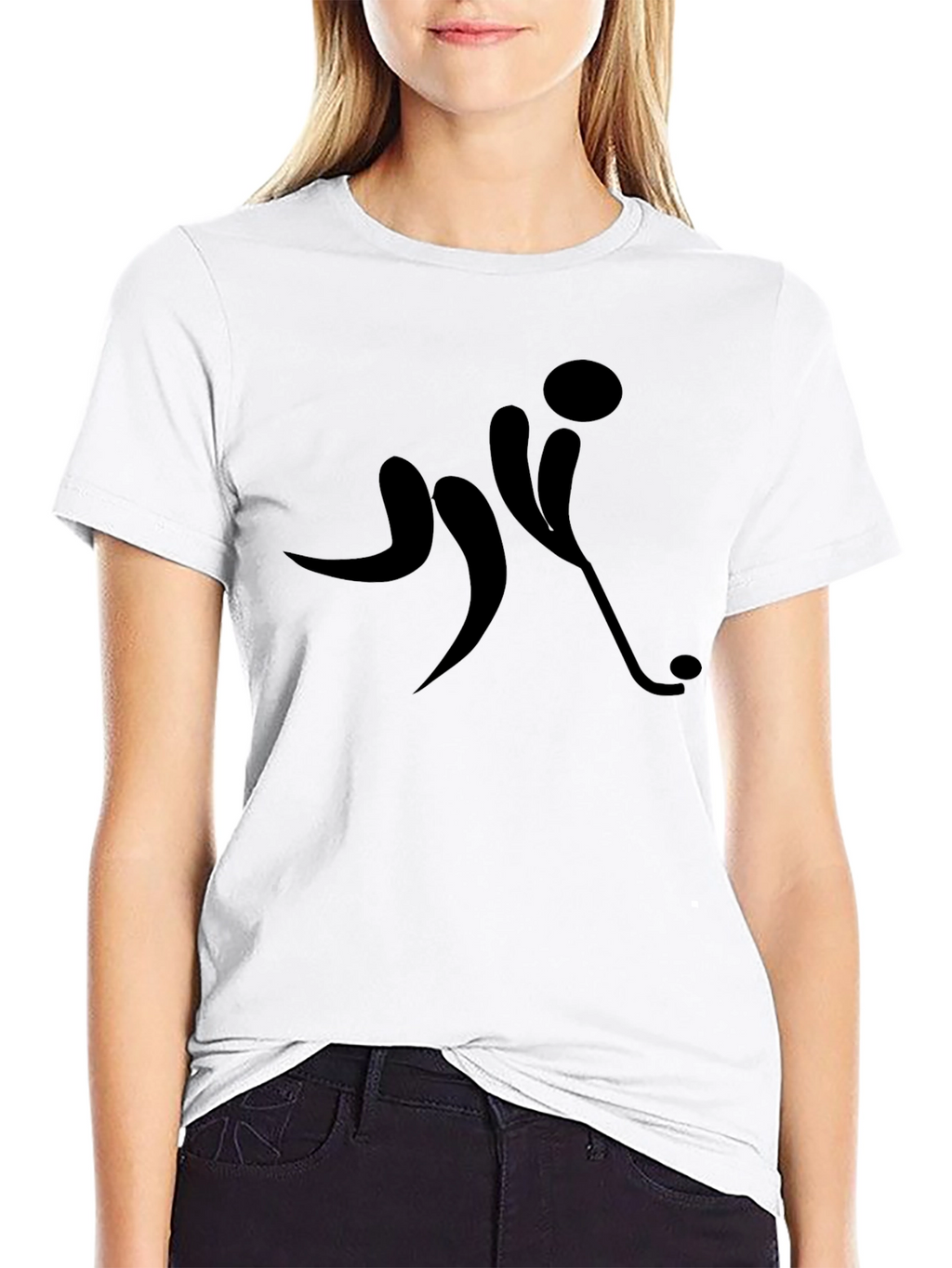 Hockey Player Silhouette T-Shirt