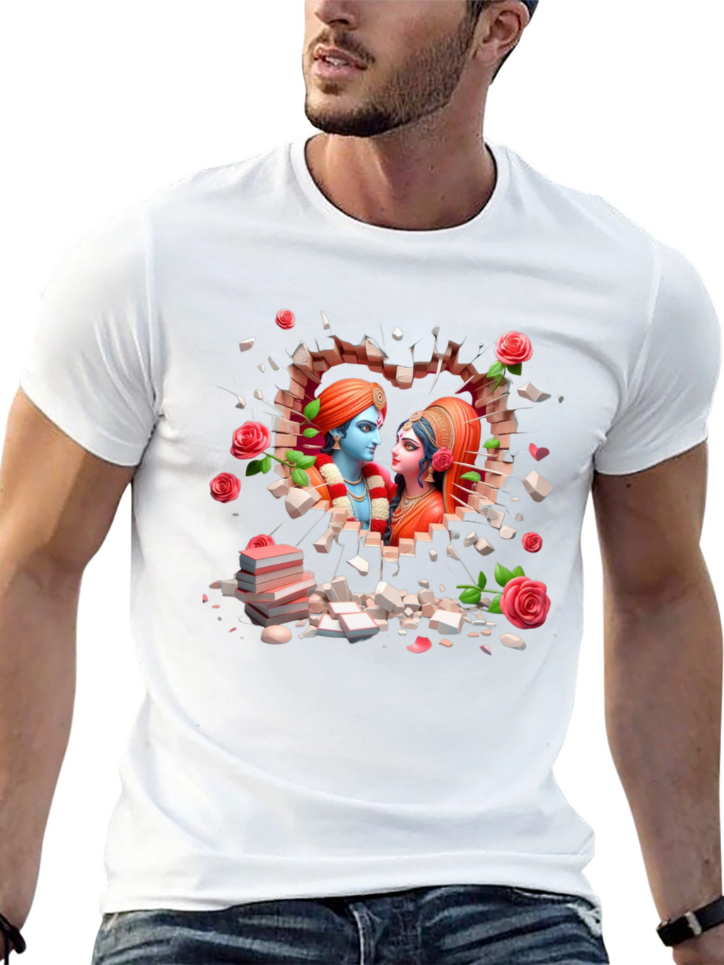 Radha Krishna Heartbreak T-Shirt
