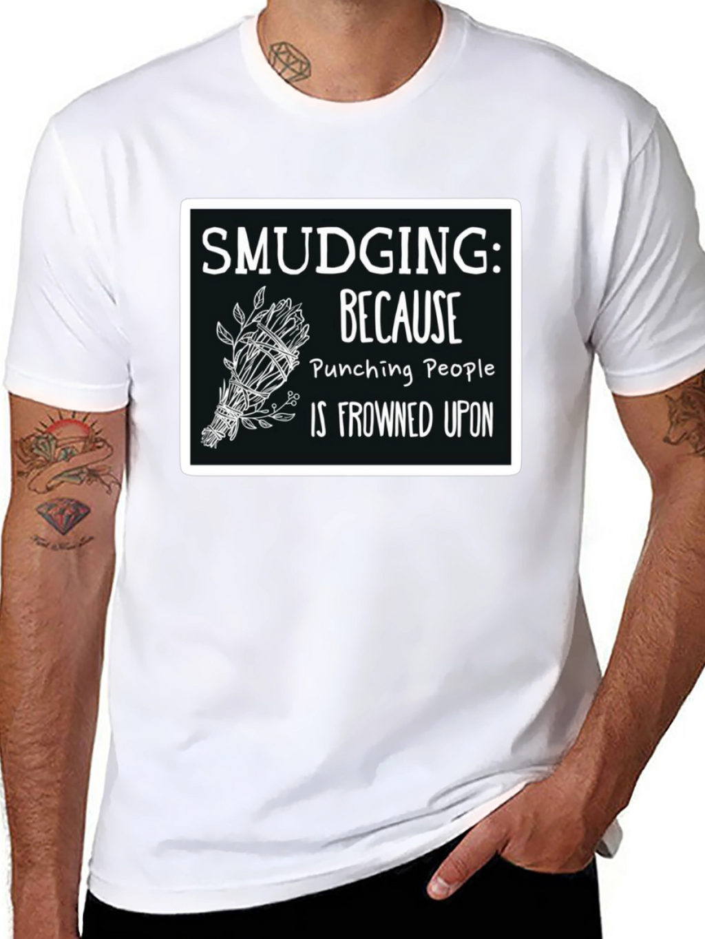 Smudging T-Shirt Funny Spiritual Cleansing Tee