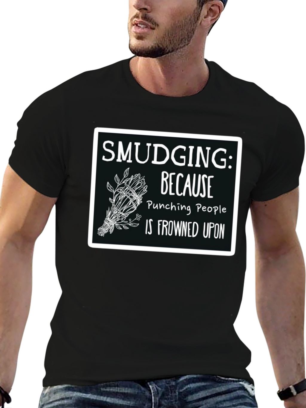 Smudging T-Shirt Funny Spiritual Cleansing Tee
