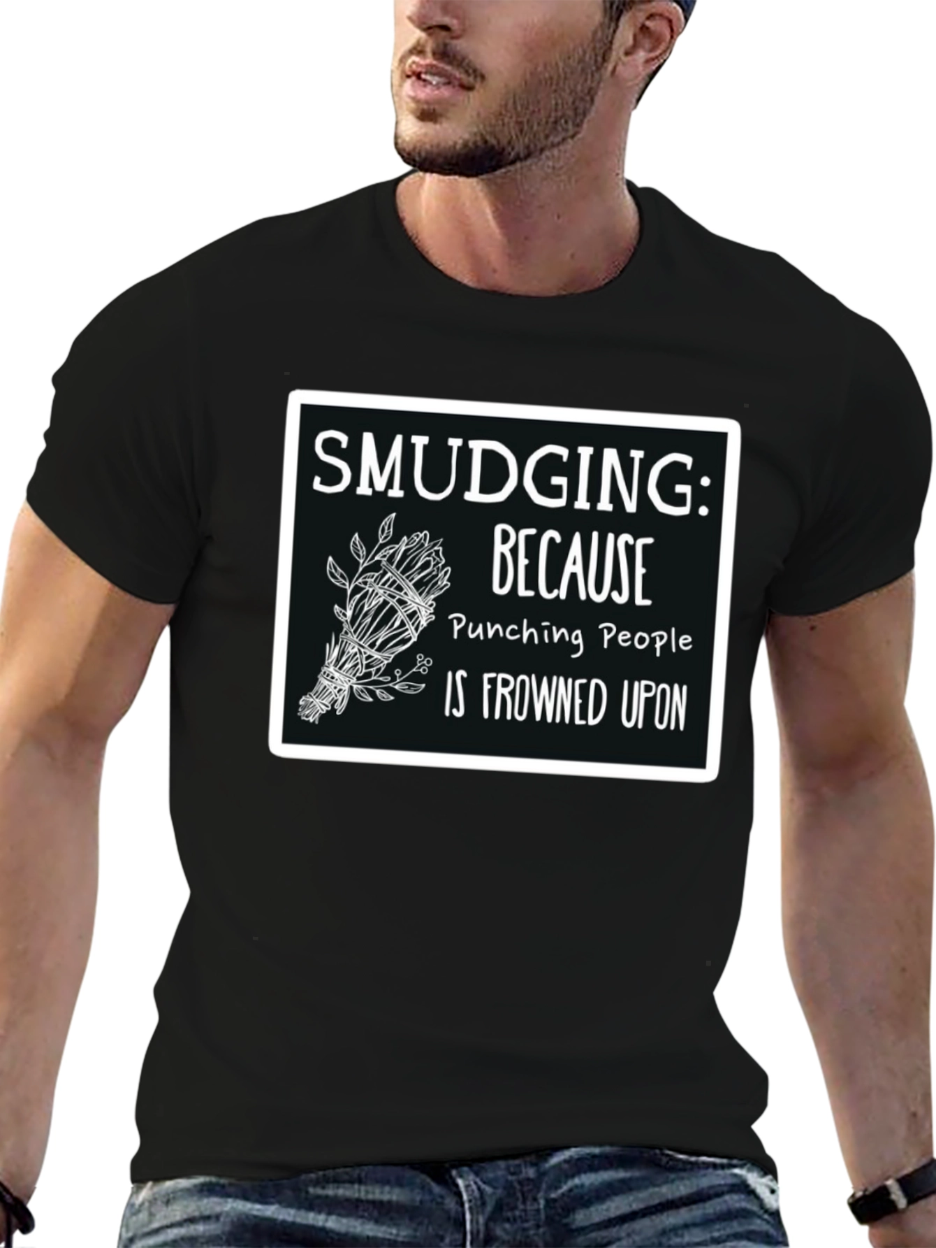 Smudging T-Shirt Funny Spiritual Cleansing Tee